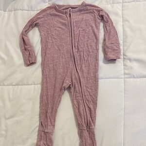 Little Sleepies Mauve Footed One Piece